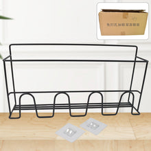 Metal Self Adhesive Multipurpose Kitchen Accessories Organizer Rack Wall (1 Pc) - justgrabit.in | Just Grab It