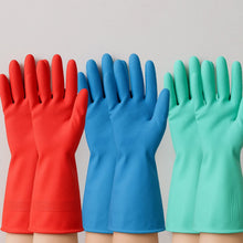 Long Cuff Multipurpose Rubber Cleaning Gloves (1 Pair, Mix Color) - justgrabit.in | Just Grab It
