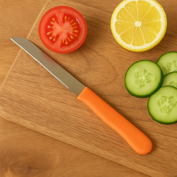Premium Quality Stainless Steel Handle Plain Knife, Chhari (1 Pc) - justgrabit.in | Just Grab It