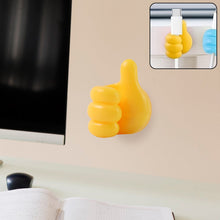 Yellow Multifunctional Multi functional Hand Shape Wall Clip Hanger Keys Cable Holder - justgrabit.in | Just Grab It