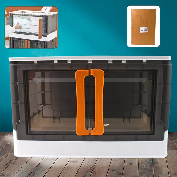 Plastic Folding Wardrobe Storage Organizer (1 Layer / 1 Pc) - Justgrabit Inc.