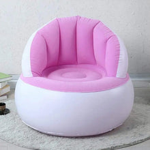 Kids inflatable sofa chair with backrest & Foot Air Pump (1 Set 85x74 Cm Approx) - justgrabit.in | Just Grab It