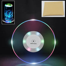 Colorful LED Cocktail Coaster, Round Ultra - Thin LED Drink Coaster (1 Pc) - justgrabit.in | Just Grab It