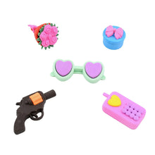 Fancy Colorful Eraser Set for Kids’ Parties & School (1 Set, Mixed Design) - Justgrabit Inc.