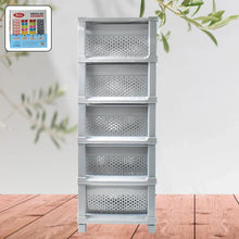 Multi - Purpose Anti - Slip 5 Layer Modular Drawer Storage System (68×33 Cm) - Justgrabit Inc.