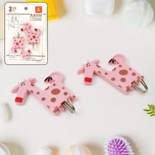 Multipurpose Self - Adhesive hooks (2 Pc Set / Mix Design) - justgrabit.in | Just Grab It