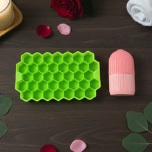 Face Icer Roller with Honeycomb Ice Tray (2 Pc ) - justgrabit.in | Just Grab It