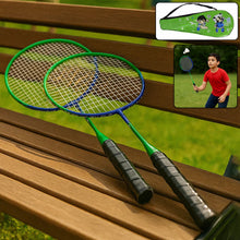 2 Pc Lightweight Kids Badminton Racket Set with Carry Bag - justgrabit.in | Just Grab It