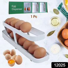 Plastic 2 - Tier Rolling Egg Dispenser For 12 - 14 Eggs (1 Pc) - justgrabit.in | Just Grab It