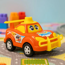 Funwoods Friction - Powered Cartoon Racing Car Toy - (1 Pc) - justgrabit.in | Just Grab It