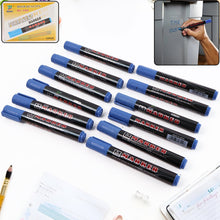 Premium Permanent Blue Marker Pen Set (12 Pc) - justgrabit.in | Just Grab It