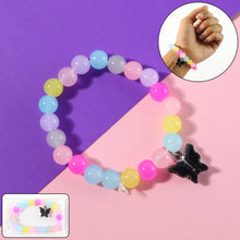 Premium Multicolor Pastel Bead Stretch Bracelet (1 Pc) - justgrabit.in | Just Grab It
