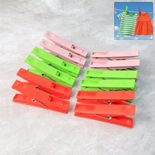 Durable Cloth Clips Set of 12 – Strong Grip Plastic Laundry Pegs with Stainless Steel Spring - Justgrabit Inc.