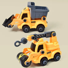 Engineering Vehicles Nut Assembly Toy – DIY Vehicle Model Set for Kids, Simulation Car Construction Toy (2 Pc Set) - Justgrabit Inc.