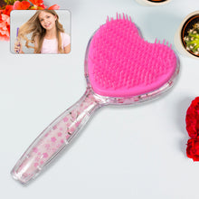 Heart Shape Hair Brush Massage Shower Comb (1 Pc), Hair accessories - justgrabit.in | Just Grab It