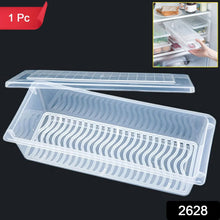 Food Storage Container with Removable Drain Plate and Lid, 1500 ml (Pack of 1 Pc) - Justgrabit Inc.