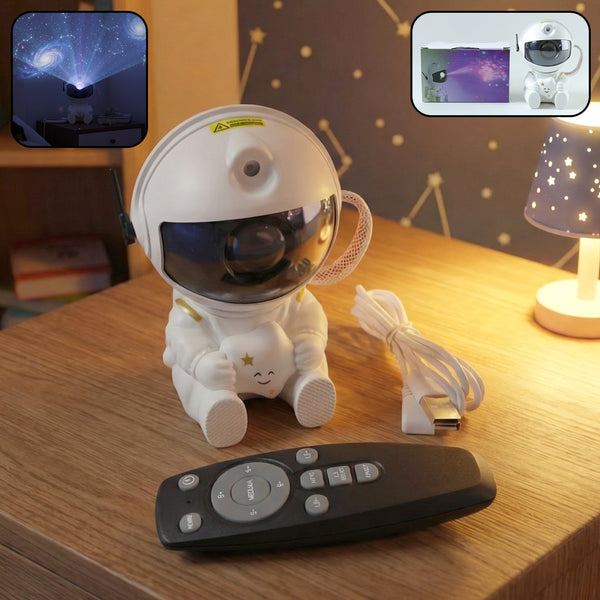 Astronaut Galaxy Star Projector Night Light with Remote Control (1 Pc) - justgrabit.in | Just Grab It