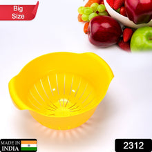 Plastic Fruits Vegetable Noodles Pasta Washing Bowl & Strainer - justgrabit.in | Just Grab It