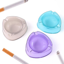Oblivion Transparent Plastic Ashtray (Mix Color & 1 Pc) - justgrabit.in | Just Grab It