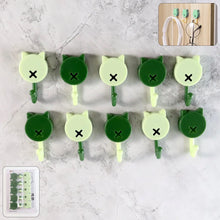 Self Adhesive Round Wall Hooks (10 Pc) - justgrabit.in | Just Grab It