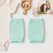 Mint Green Toddler Wool Knit Leg Warmer (Knee Guard) - justgrabit.in | Just Grab It