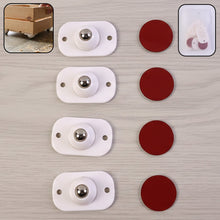 Heavy - Duty Furniture Moving Roller Mini Wheels (4 Pc Set) - justgrabit.in | Just Grab It
