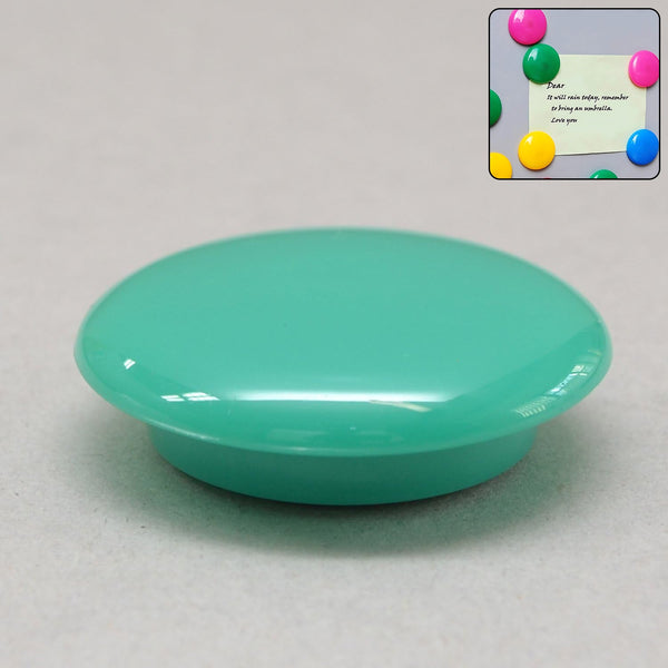 Green Board Magnets Circular Plastic Buttons (1 Pc) - justgrabit.in | Just Grab It
