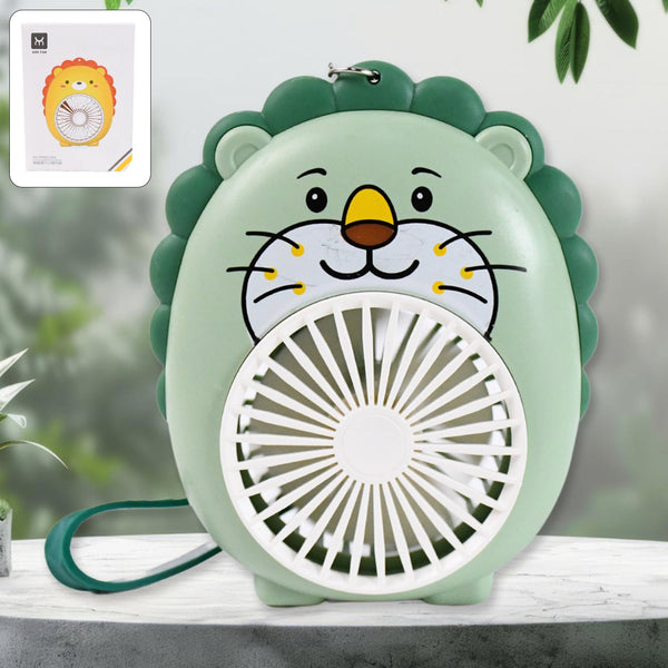 Cartoon USB Handheld Fan Portable Outdoor Mini Desktop Office Fan - justgrabit.in | Just Grab It