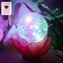 Crystal Ball Lotus LED Decorative Light (1 Pc) - Justgrabit Inc.