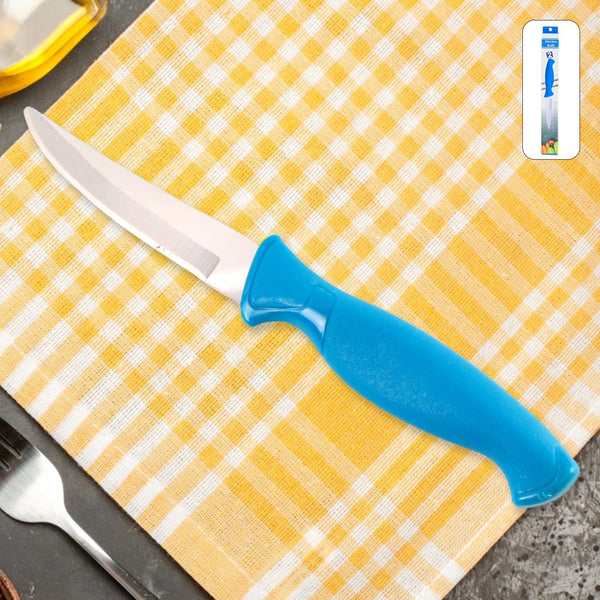 Heavy - Duty Stainless Steel Kitchen Knife with Ergonomic Handle (1 Pc) - justgrabit.in | Just Grab It