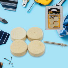 Rotary Tool Accessory Wool Felt Polishing Pad Felt (5 Pcs Set) - justgrabit.in | Just Grab It