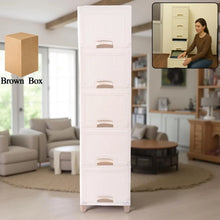 Multi - Purpose 5 - Layer Plastic Storage Drawer Cabinet for Home and Office - Justgrabit Inc.