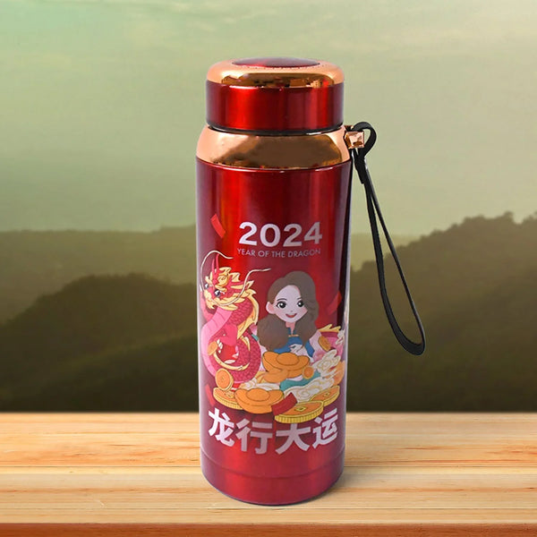 Printed Vacuum Insulated Water Bottle (1pc / 800 ML) - Justgrabit Inc.