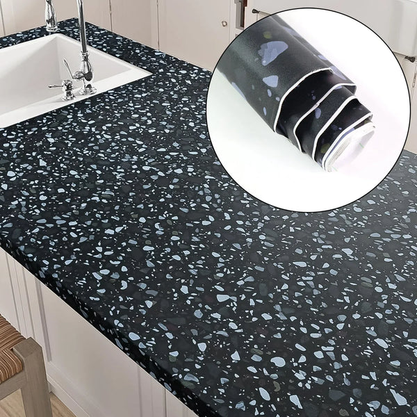 Kitchen Countertop wallpaper Sticker Roll - 100x40 cm (1 Pc) - justgrabit.in | Just Grab It