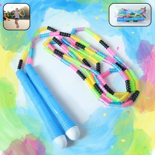 Colorful Beaded Skipping Rope Set (1 Set) - justgrabit.in | Just Grab It