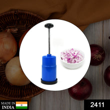 Onion Vegetable Hand Press Cutting Chopper (1 Pc / Mix Color) - justgrabit.in | Just Grab It