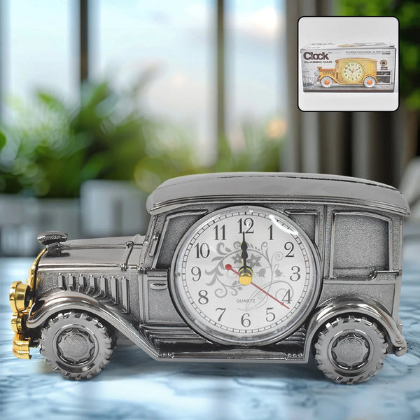 Car Model Clocks, Pen Holder Function ABS Material Alarm Clock for Office Desk for Bedroom - Justgrabit Inc.