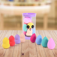 Makeup Beauty Powder Puff (8 Pcs Set / With Case / Mix Color) - justgrabit.in | Just Grab It