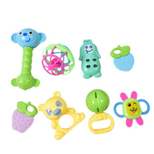 Kinder Rattles & Teething Set – Non - Toxic Shake & Grab Baby Toys (8 Pcs Set) - justgrabit.in | Just Grab It