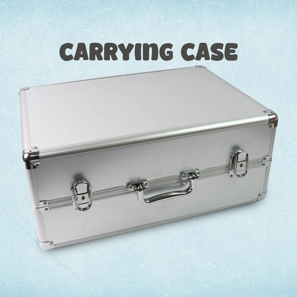 Aluminium & Wooden Multipurpose Portable Suitcase Travel Tool Box With 2 Keys For Lock (45×29×20 Cm / 1 Pc) - justgrabit.in | Just Grab It