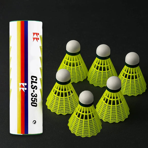 Knx Durable Plastic Shuttlecock (6 Pcs Set) - Justgrabit Inc.