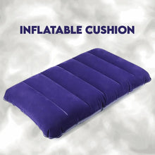 Velvet Air Inflatable Travel Pillow (Blue) - Justgrabit Inc.