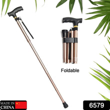Foldable Walking Cane for Men, Women - Fold - up, Collapsible, Lightweight, Adjustable, Portable Hand Walking Stick - Balancing Mobility Aid - Sleek, Comfortable T Handles - justgrabit.in | Just Grab It