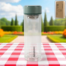 Double Wall Glass Infuser Tea Mug (280ml Approx / 1 Pc) - Justgrabit Inc.