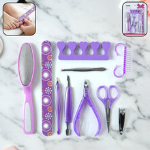 Personal Grooming Manicure & Pedicure Nail Care Tool Set (10 Pc Set) - justgrabit.in | Just Grab It