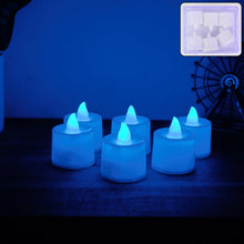 Blue LED Tea Light Candles (6 Pc) - justgrabit.in | Just Grab It