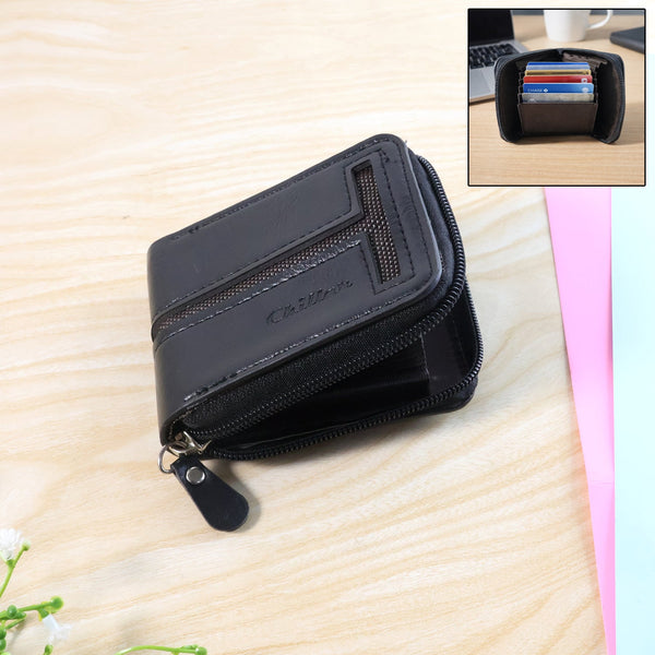 Compact Zip - Around Card Holder Wallet for Men & Women (1 Pc) - justgrabit.in | Just Grab It