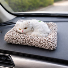 Soft Plush Cute Cat Car Dashboard Showpiece Toy (1 Pc) - justgrabit.in | Just Grab It