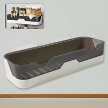 Wall Mounted Adhesive Bathroom Shower Caddy / Shelf / Plastic (1 Pc) - justgrabit.in | Just Grab It