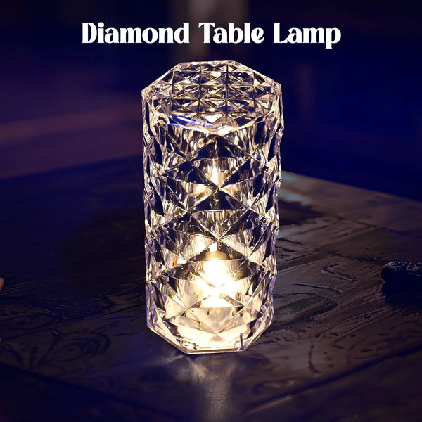 Diamond table lamp Candles for Home Decoration, Crystal Candle Lights, Diwali - Justgrabit Inc.